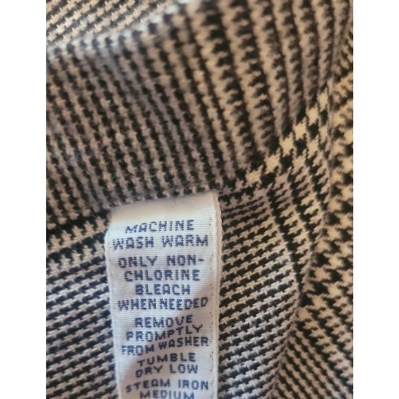 Polo Ralph Lauren Shirt Men's L Black/White Houndstooth Button Up Lowell Sport - Picture 9 of 11